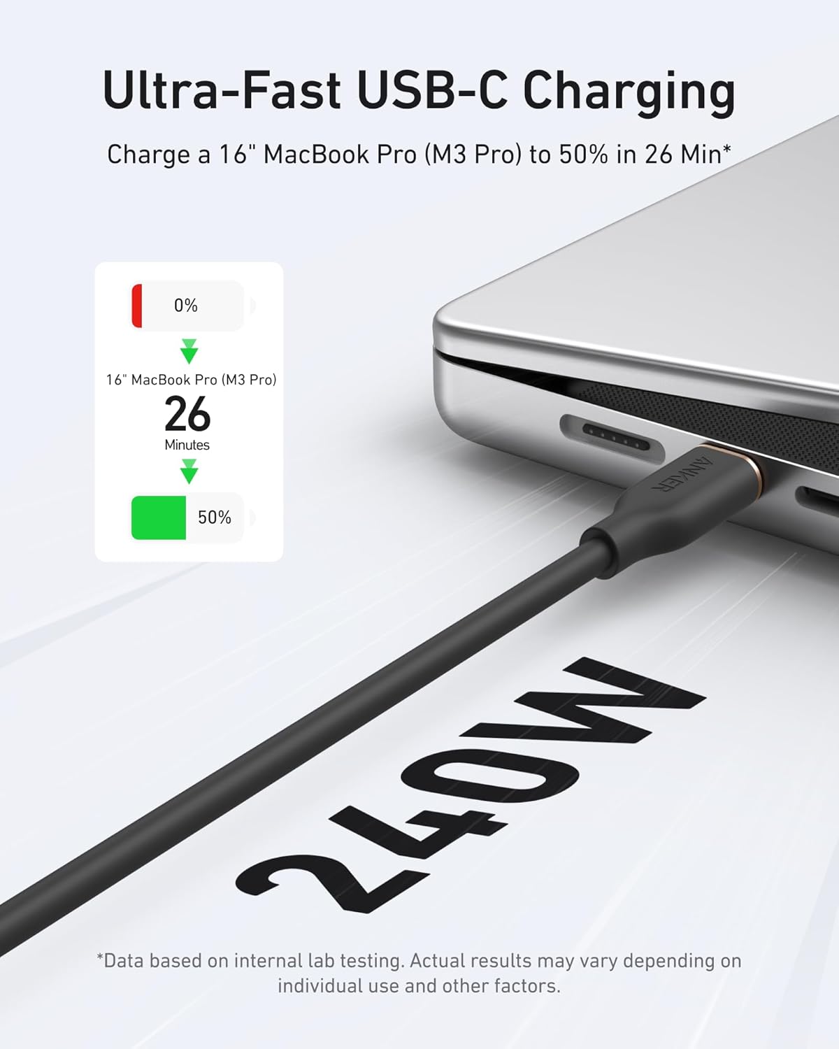 Anker <b>643</b> USB-C to USB-C Cable (Flow, Silicone) — photo 6 of 10
