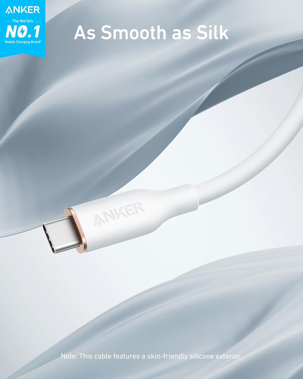 Anker <b>643</b> USB-C to USB-C Cable (Flow, Silicone) — photo 8 of 10