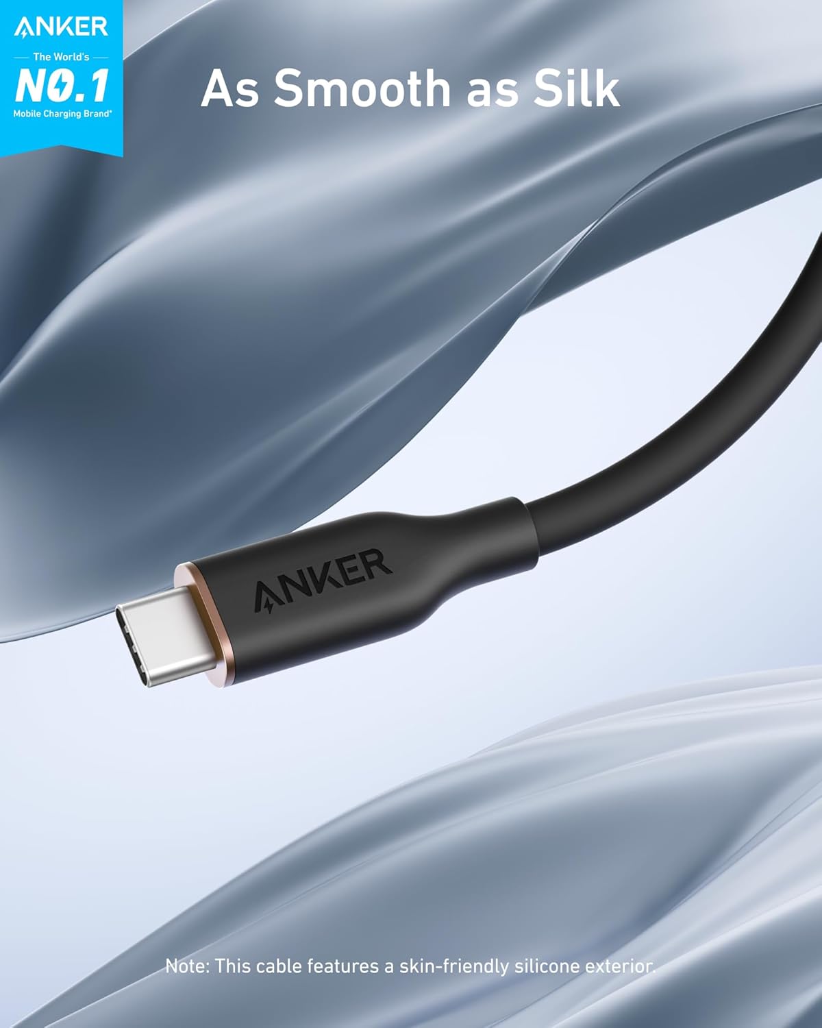 Anker <b>643</b> USB-C to USB-C Cable (Flow, Silicone) — photo 2 of 10