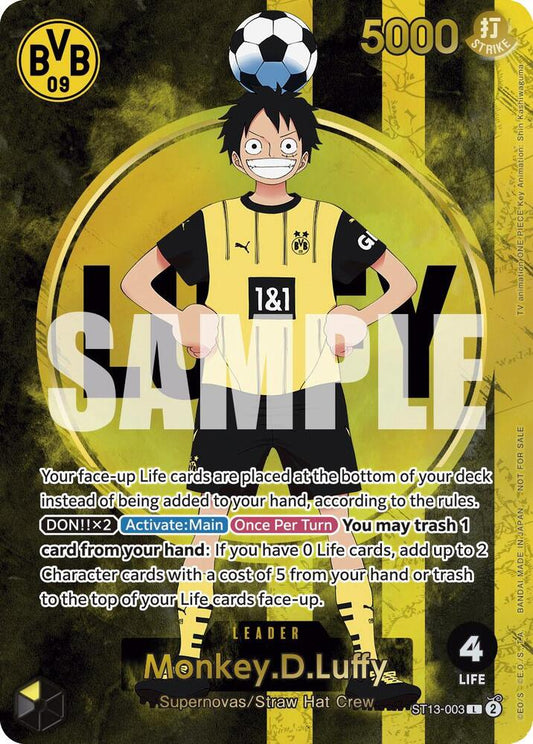 Monkey.D.Luffy (BVB x One Piece Campaign) - One Piece TCG Promotion Cards (OP-PR) — photo 1 of 2
