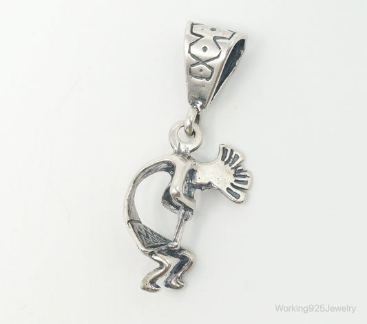 Vintage Native American Dancing Kokopelli Sterling Silver Pendant — photo 1 of 8