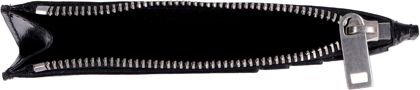 SAINT LAURENT Mini Monogram Zip Credit Card Holder