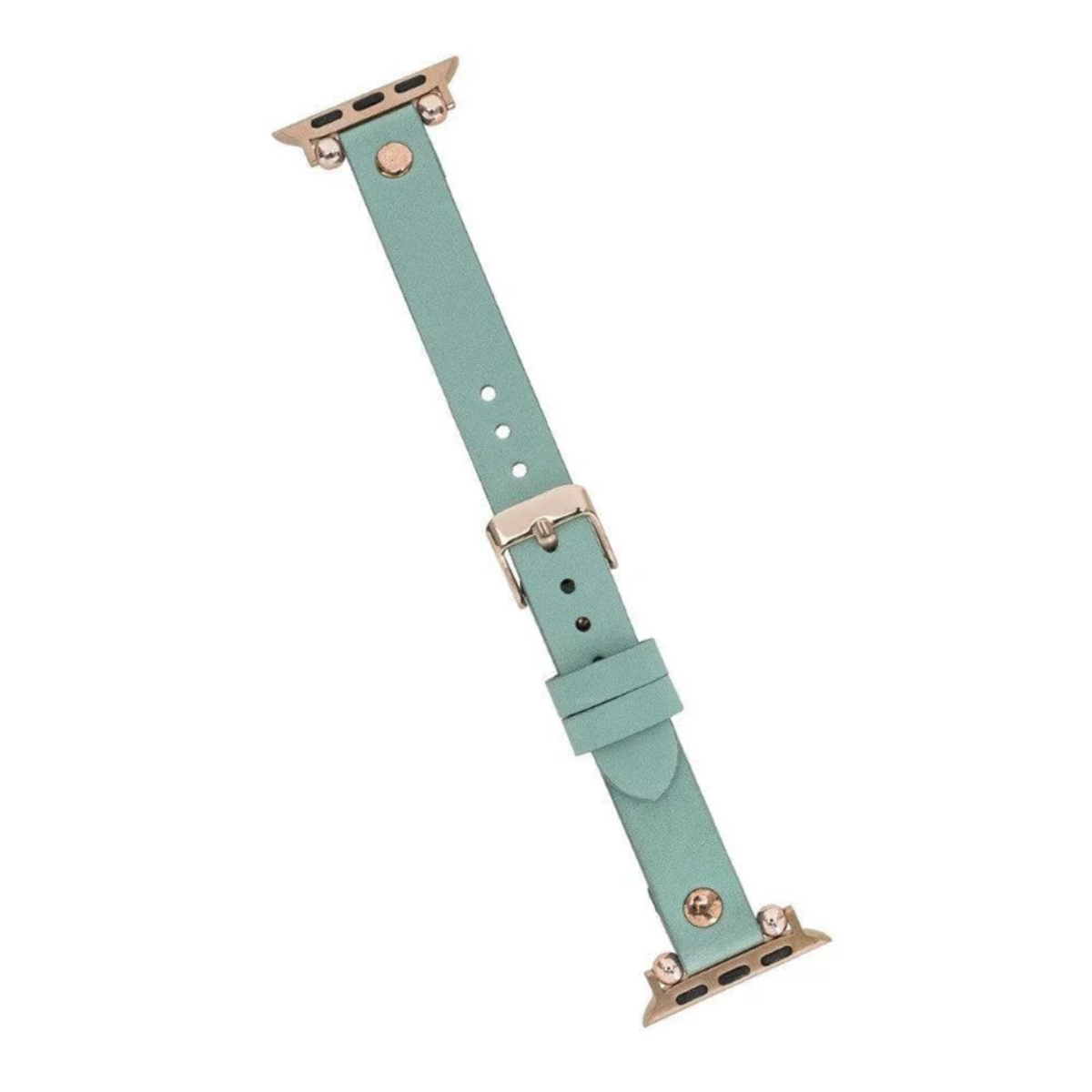 Apple Watch Mint Green Leather Strap - Detroit