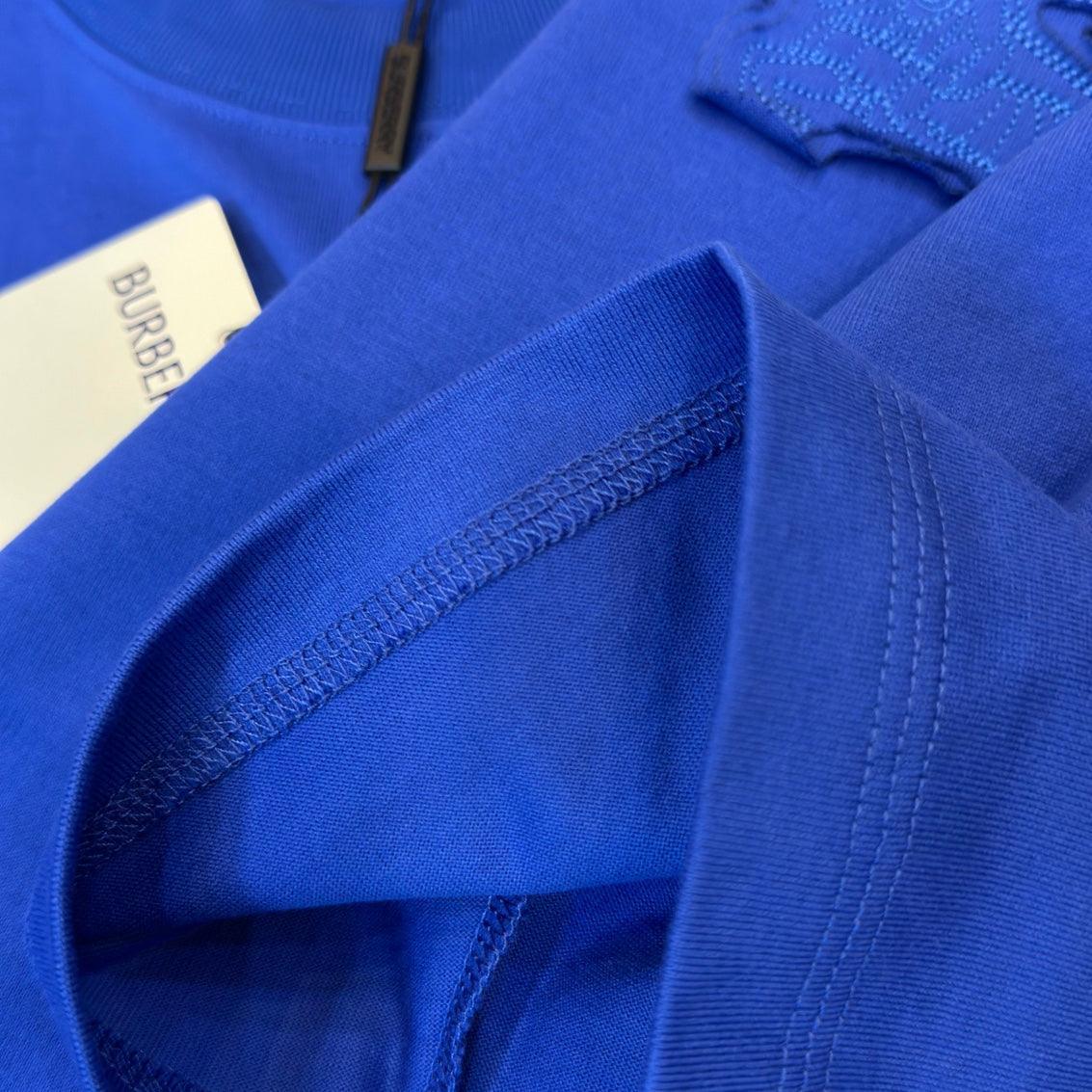 Burberry T-Shirt Without Collar 'Blue'