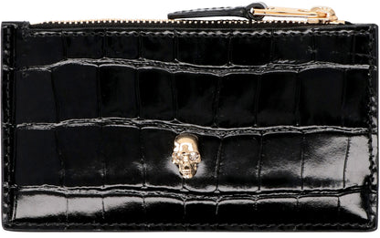 ALEXANDER MCQUEEN Mini Leather Card Holder