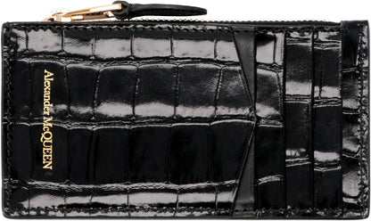 ALEXANDER MCQUEEN Mini Leather Card Holder
