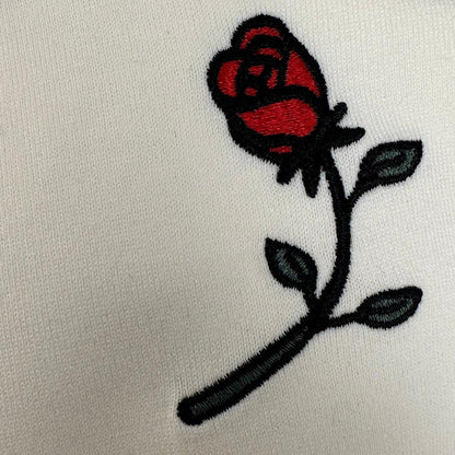 Burberry T-Shirt With Rose Without Collar 'White'