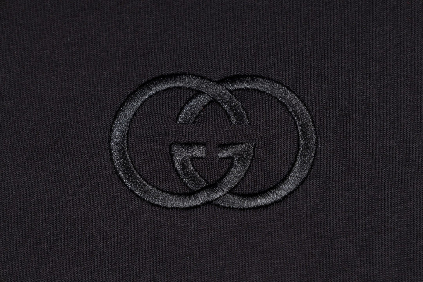 Gucci GG T-Shirt Without Collar 'Black' – Luxury Cotton Tee