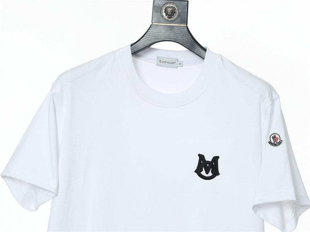 Moncler T-Shirt Without Collar 'White'
