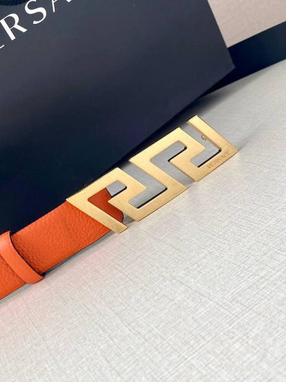 Versace Medusa Belt 'Brown'