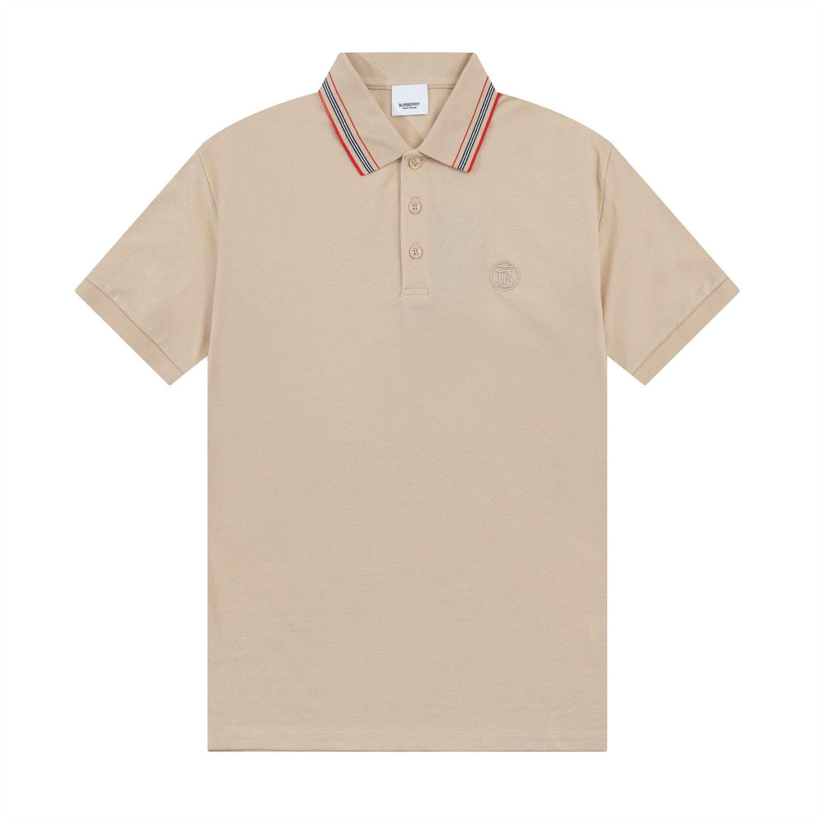 Burberry Beige T-Shirt With Collar