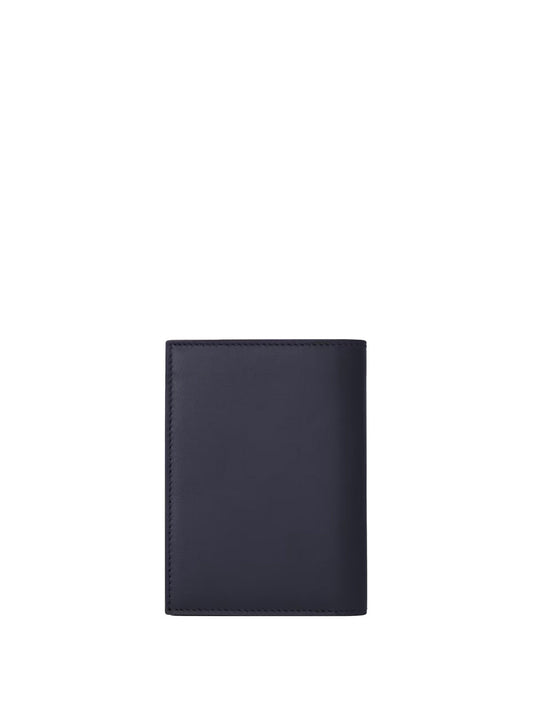 SAINT LAURENT Men's Mini Compact Wallet with Embossed Signature