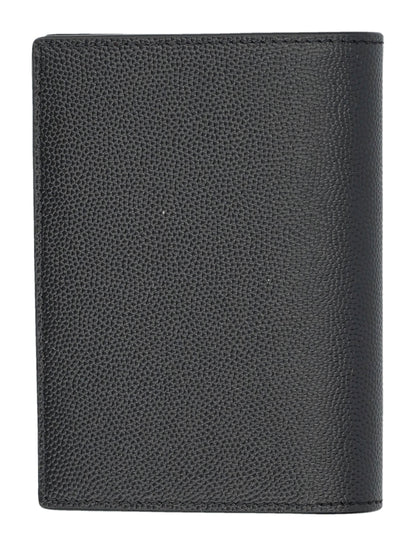 SAINT LAURENT Vertical Bi-Fold Wallet - FW25