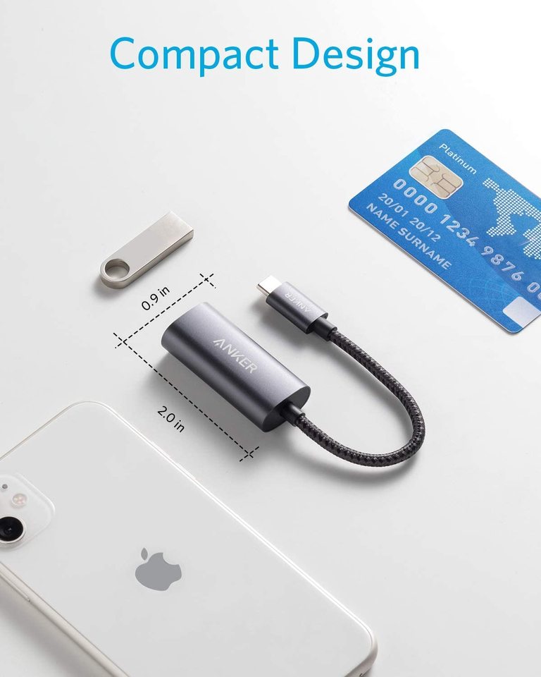 Anker <b>PowerExpand</b> USB-C to Gigabit Ethernet Adapter — photo 6 of 7