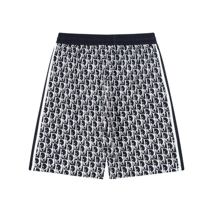 Dior Knit Basketball Shorts 'Black/White'