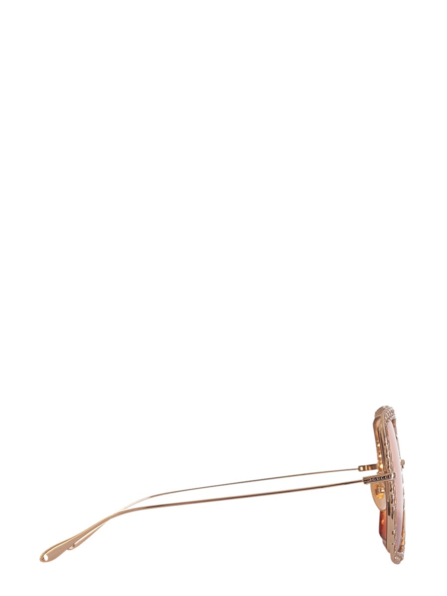 GUCCI Rectangular Mini Sunglasses for Women