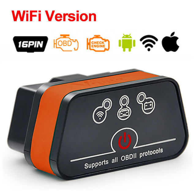 Vgate icar2 Bluetooth/Wifi OBD2 Herramienta de diagnóstico ELM327 Bluetooth/wifi OBD 2 Escáner Mini ELM327 para android/PC/IOS Lector de código