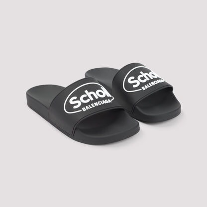 BALENCIAGA Men's Pool Slide Sandals