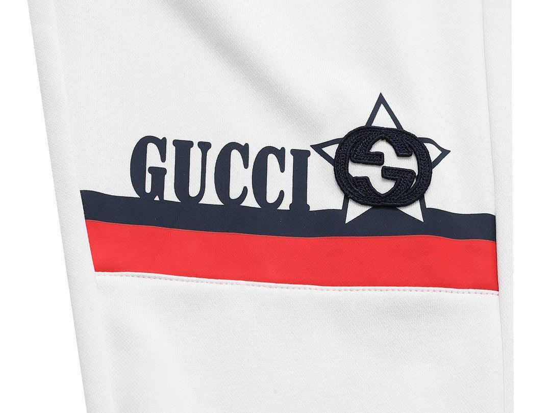 Gucci Long Pant White/Black/Red'