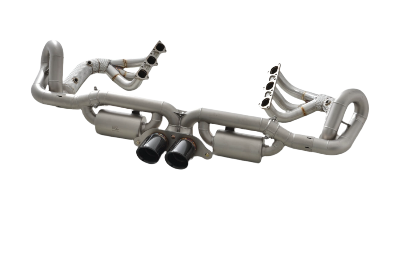 IRL Exhaust System with Headers – Porsche 991.2 GT3 / 991.2 GT3 RS (T304 Stainless Steel Performance Exhaust)