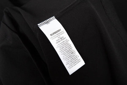 Burberry T-Shirt Without Collar 'Black & Beige'
