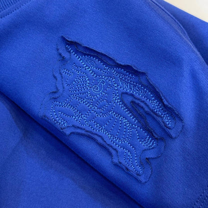 Burberry T-Shirt Without Collar 'Blue'