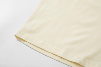 Gucci T-Shirt Without Collar ''Beige-Orange