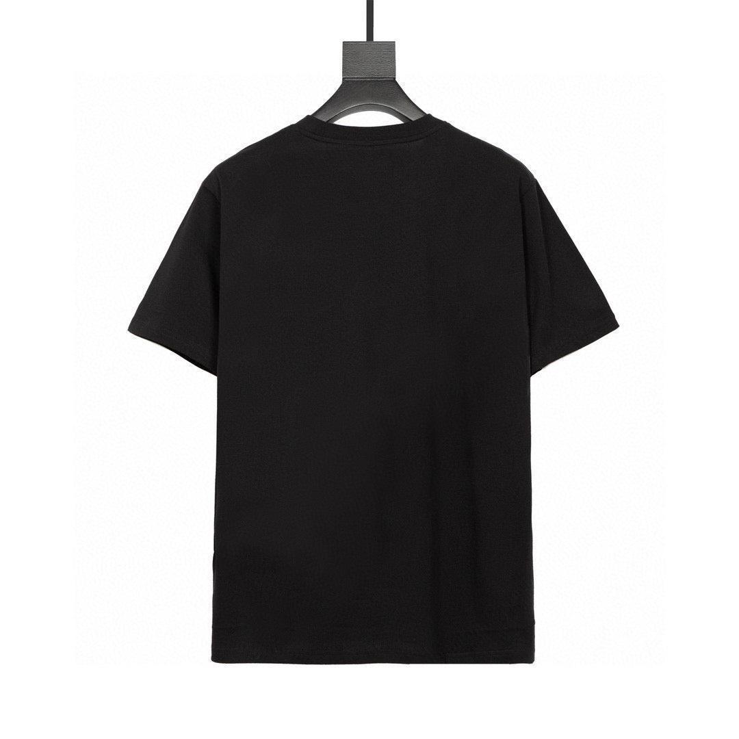 Gucci T-Shirt Without Collar | Black Cotton Tee – Effortless Style