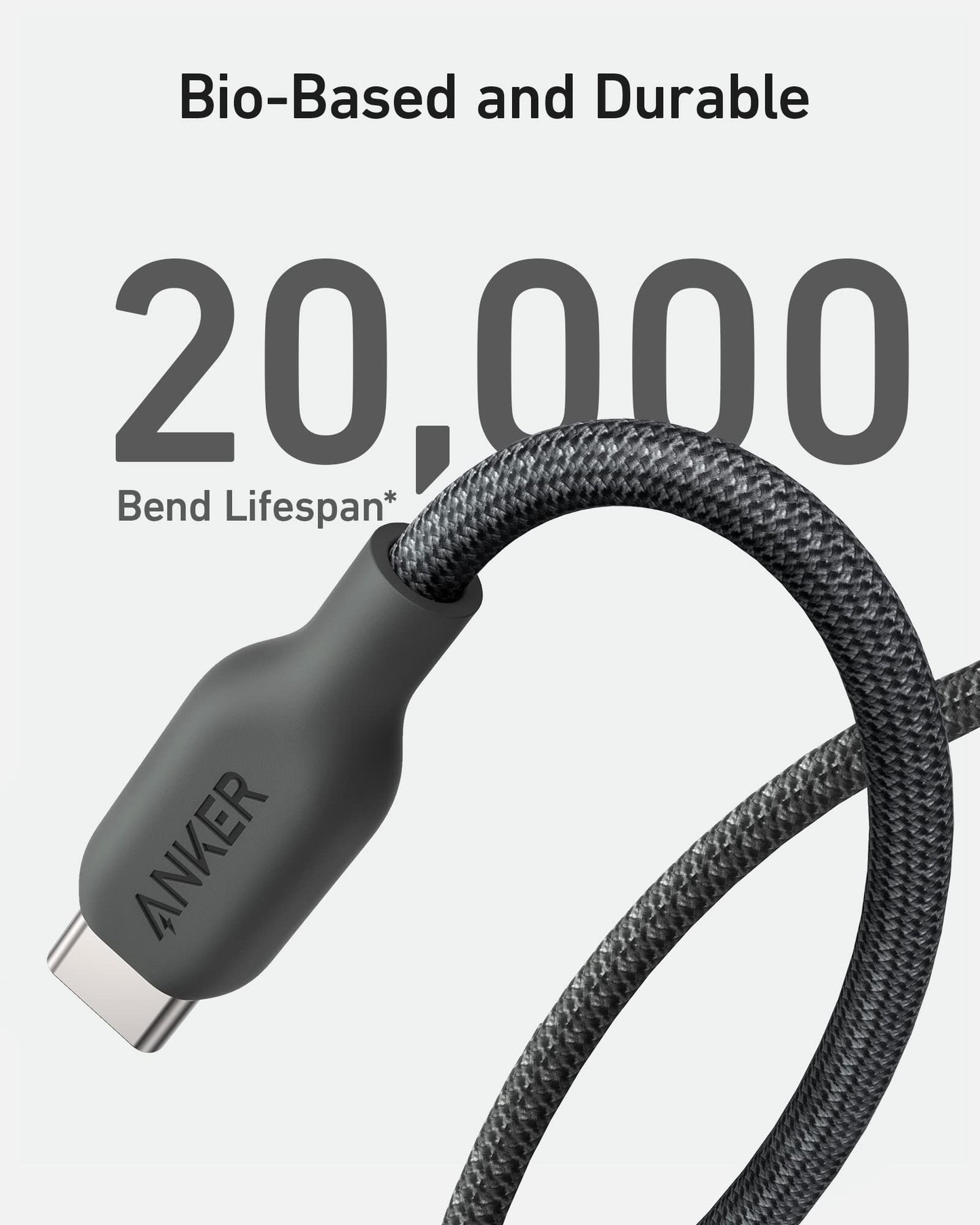 Anker <b>543</b> USB C to USB C Cable (240W, 10 ft) — photo 6 of 7