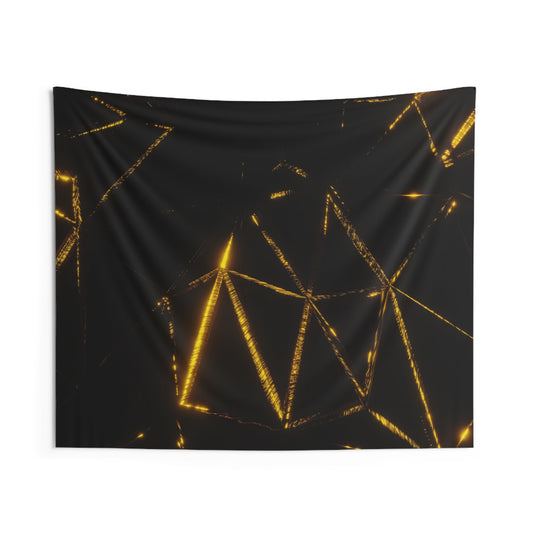 gold mountain frame [eagle vision] art tapestry