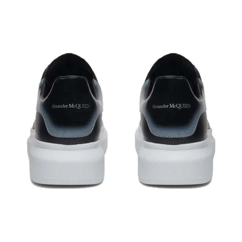 Alexander McQueen Larry Leather Sneakers 'Black White'