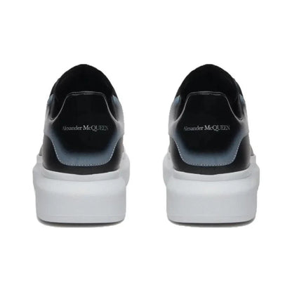Alexander McQueen Larry Leather Sneakers 'Black White'