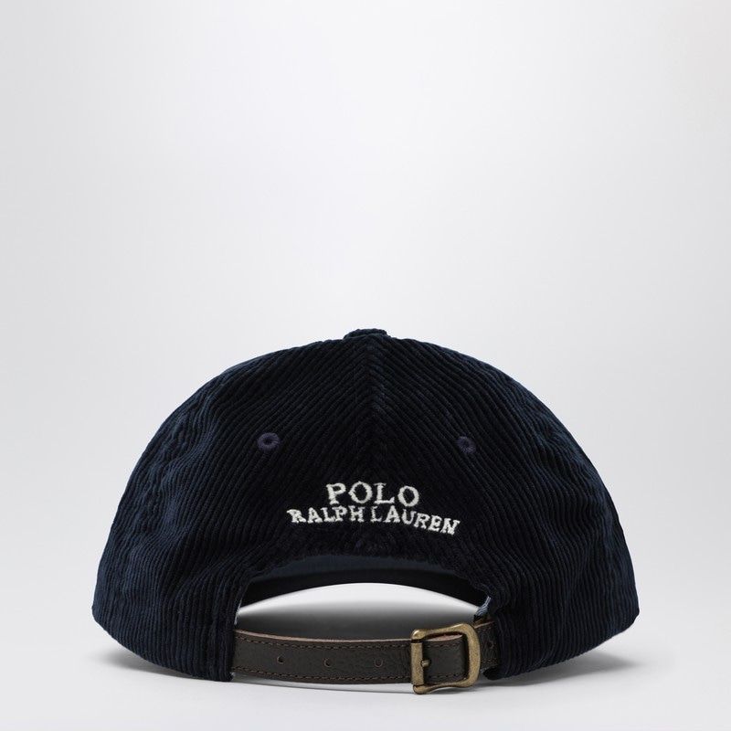 POLO RALPH LAUREN Corduroy Baseball Cap for Men - Adjustable Fit