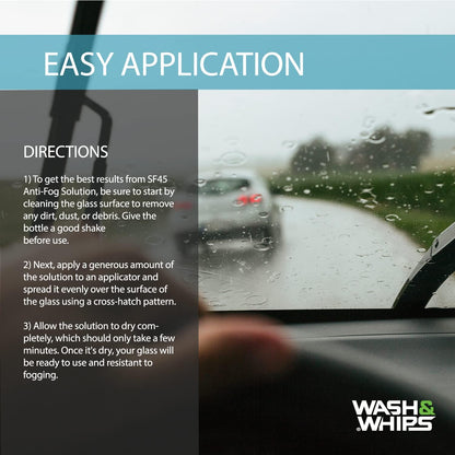 WASH&WHIPS SF45 Anti-Fog For Car Windshields — photo 4 of 8