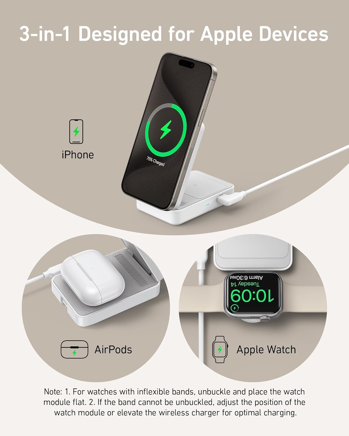 Anker MagGo Wireless Charging Station (Foldable 3-in-1) — photo 5 of 10