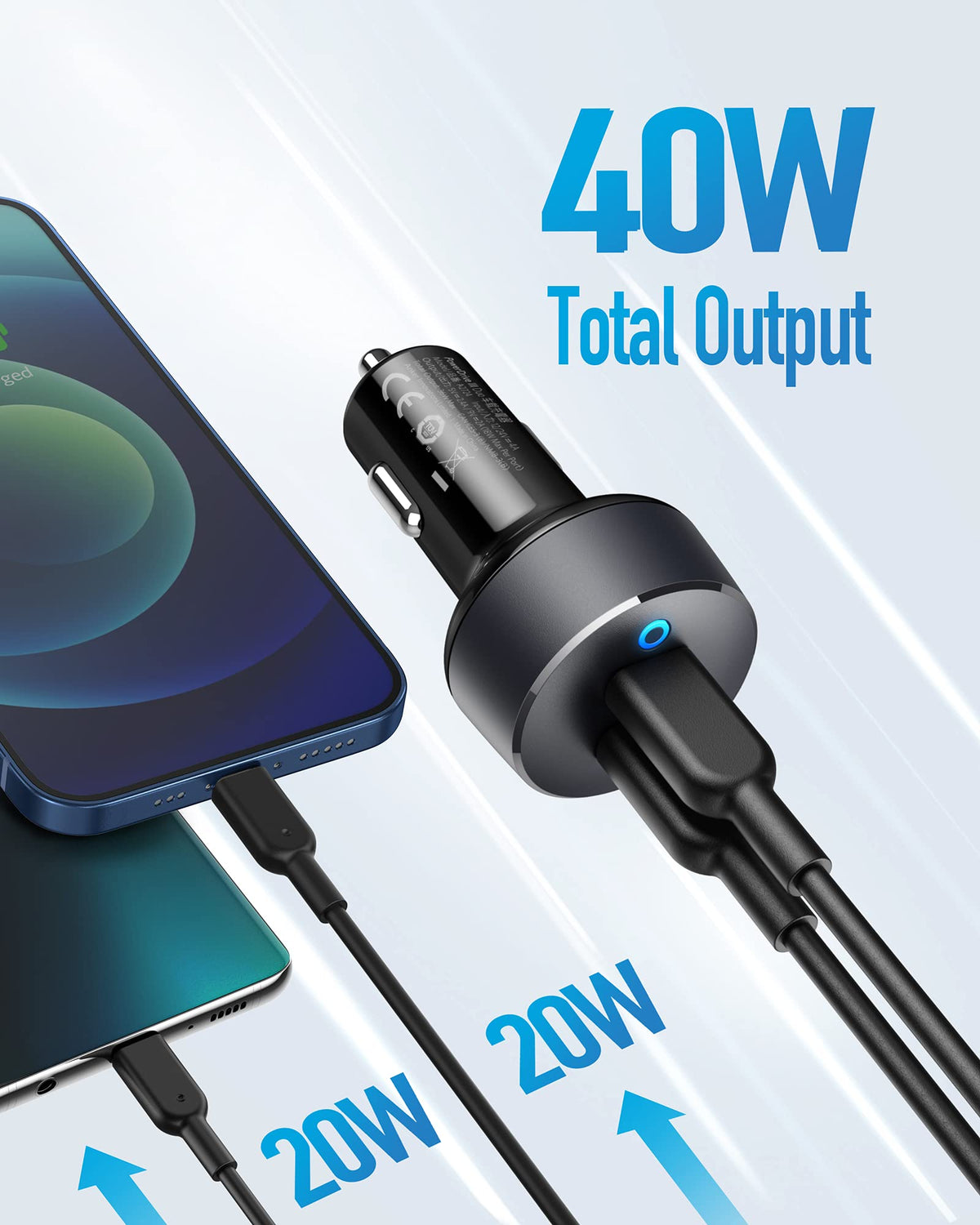 Anker <b>PowerDrive III</b> Duo USB-C Car Charger — photo 3 of 7