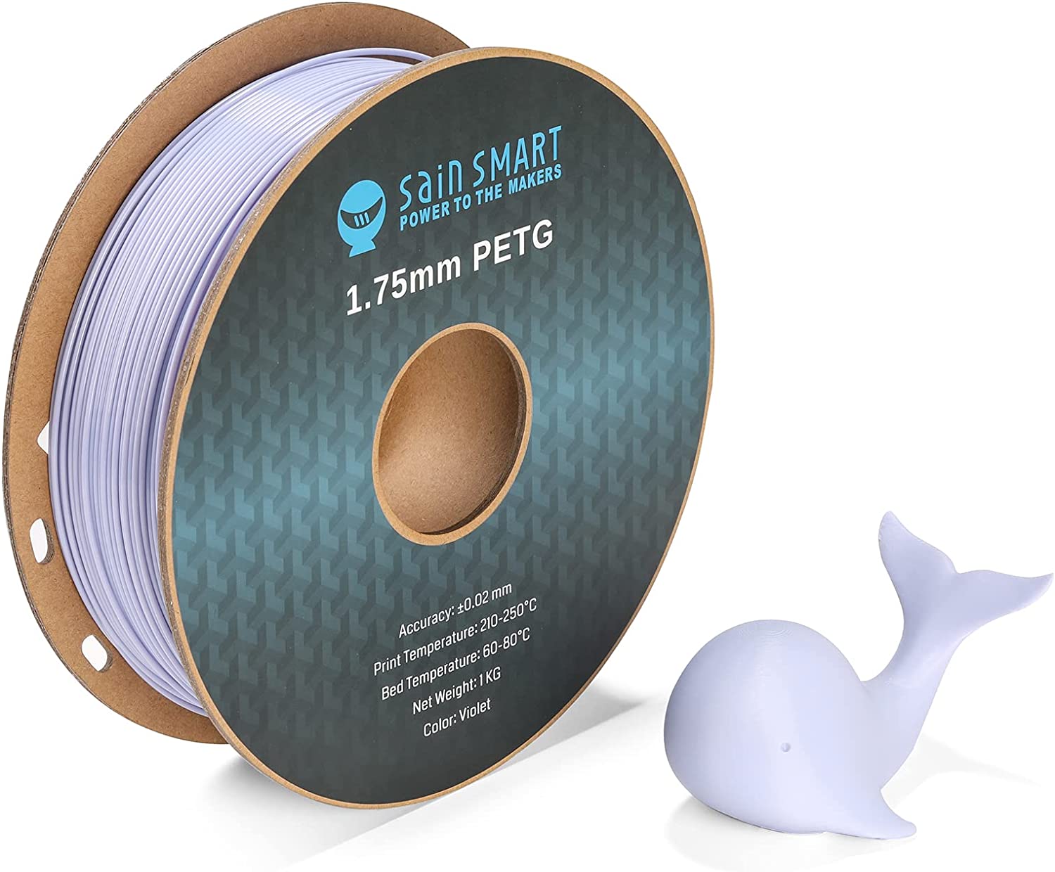 Violet 1.75mm PRO-3 PETG Filament, 1kg — photo 1 of 7