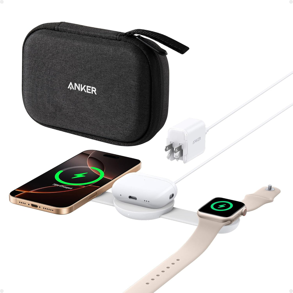 Anker MagGo Wireless Charging Station (3-in-1, Foldable Pad) — photo 9 of 10
