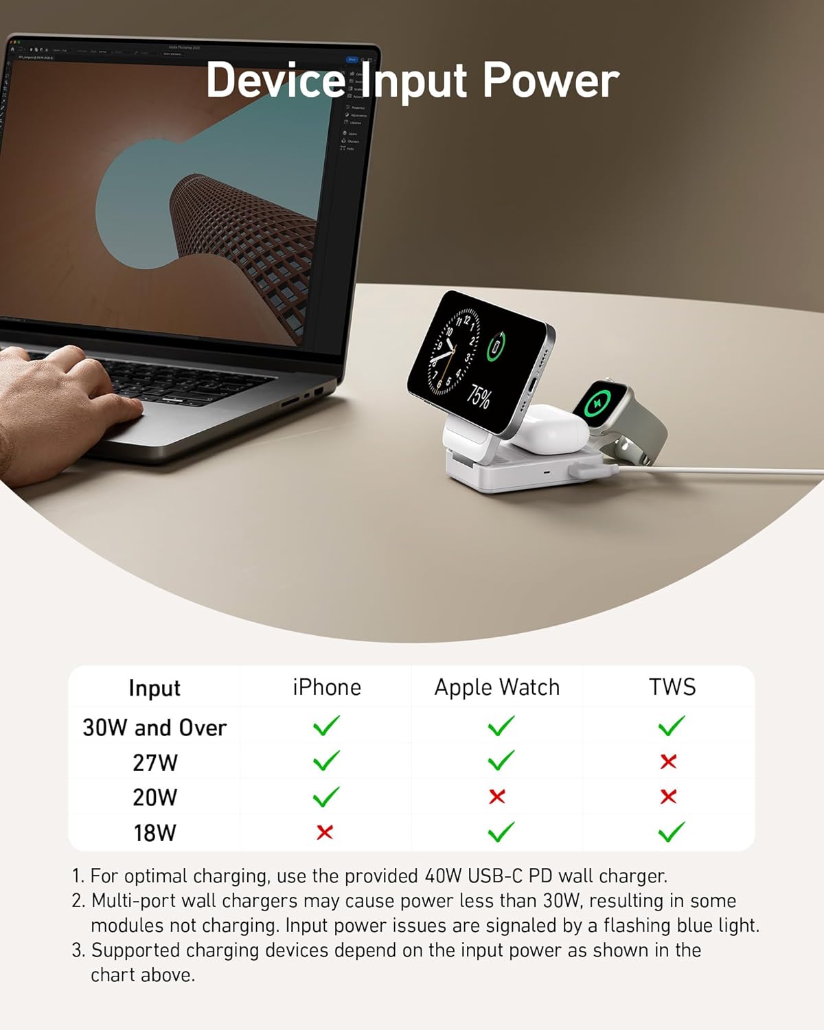 Anker MagGo Wireless Charging Station (Foldable 3-in-1) — photo 6 of 10