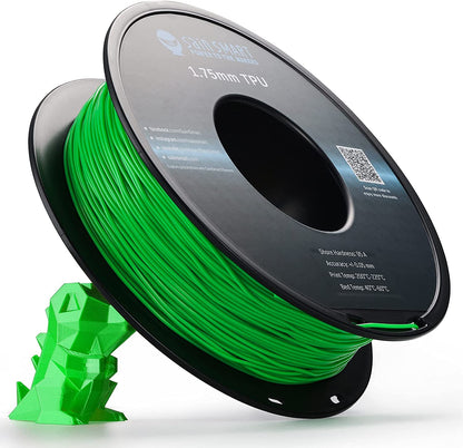 Neon Green, Cyberpunk Color TPU Filament 1.75mm 0.8kg/1.76lb — photo 5 of 7