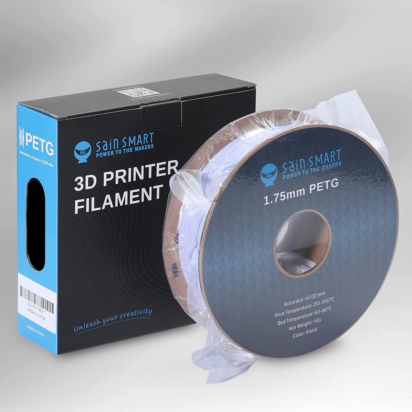 Violet 1.75mm PRO-3 PETG Filament, 1kg — photo 7 of 7