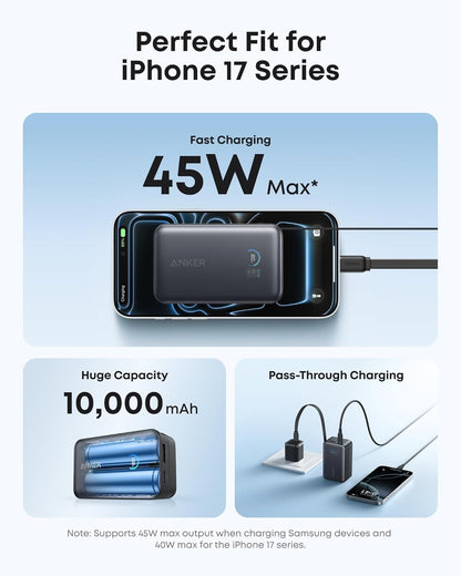 Anker Nano Power Bank (10K, 45W, Built-In Retractable USB-C Cable) — photo 3 of 10