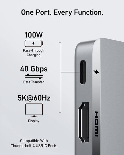 Anker <b>547</b> USB-C Hub (7-in-2, for MacBook) — photo 3 of 7