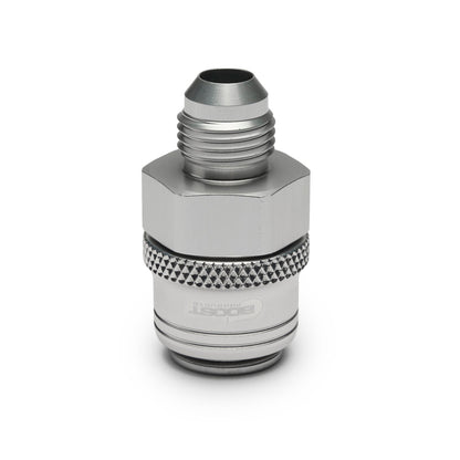 BOOST products Quick Click Female Fitting -04 An to -04 AN Male - matte silver