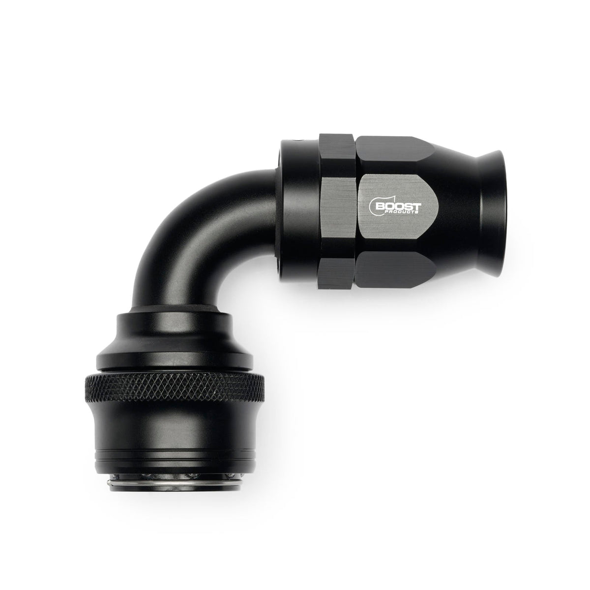 Quick Click Female PTFE Hose End -AN - 90°