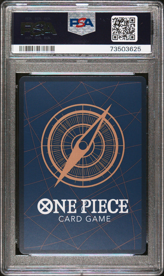 Carta Coleccionable del Juego One Piece JP Usopp #002 25 Aniversario Premium Collection 2022 Graduada PSA 10 Gema Perfecta