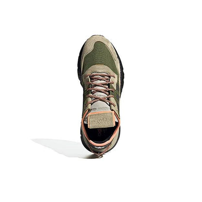 Adidas Nite Jogger Brown Dark Green - Men's Casual Sneakers