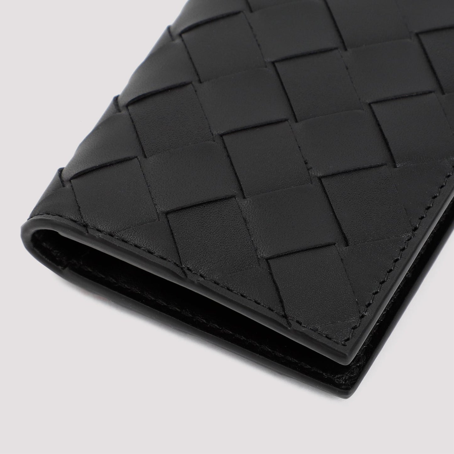 BOTTEGA VENETA Mini Intrecciato Card Holder with Flap - FW25