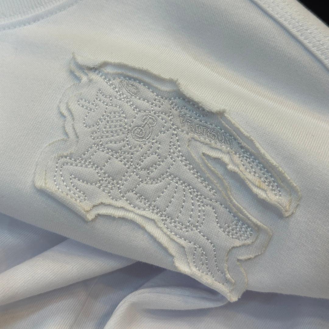 Burberry T-Shirt Without Collar 'White'