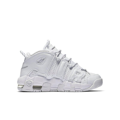 Nike Air More Uptempo 'Triple White' Sneakers – Iconic Streetwear Comfort